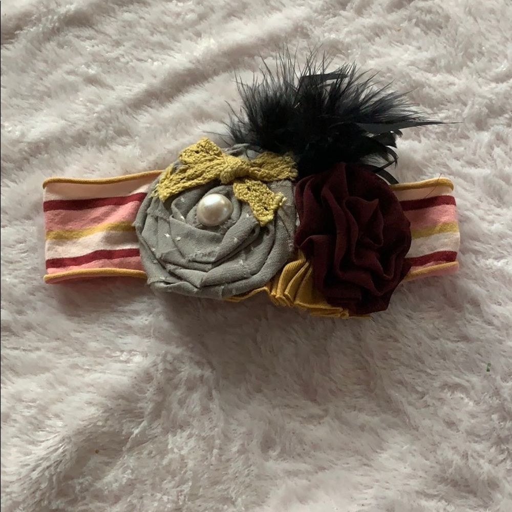 Headband made to match Persnickety fall outfit.